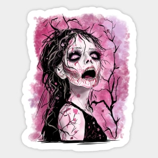 Surreal Zombie Sticker